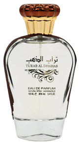 Ard Al Zaafaran Turab Al Dhahab EDP bottle ideal for elegant evenings.