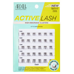 Ardell Active Lash Clusters Dash pack front showing reusable lashes for DIY extensions