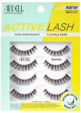 Ardell Active Lash outer corner flare for a subtle cat-eye look and long wear