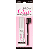 Ardell Brow Glue Soft Black with styling brush applies precisely for defined brows
