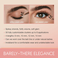 Ardell Naked Clusters 421 adjustable lengths from 8 to 14 mm