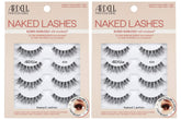 Ardell Naked Lashes 424 close-up showing Invisiband for lightweight natural wear.