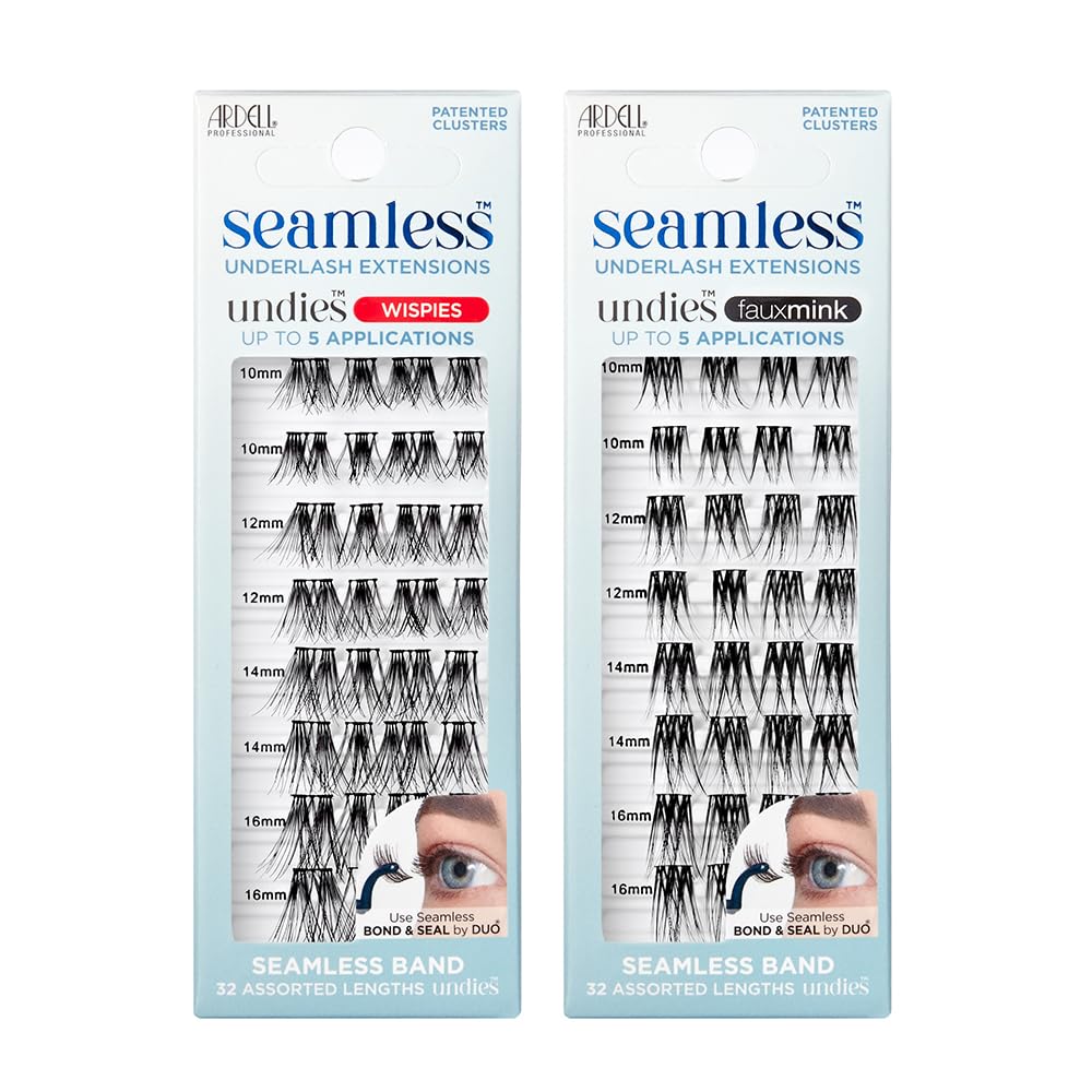 Ardell Seamless Refill Kit with Wispies and Faux Mink lashes for DIY lash maintenance