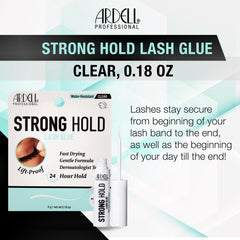 Ardell Strong Hold Waterproof formula stays in place during workouts