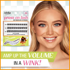 Ardell Winks lash kit demonstrates simple, beginner-friendly application with the included applicator.