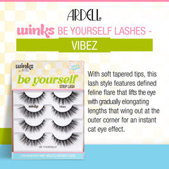 Soft, fluffy wispy lashes ideal for all-day comfort.