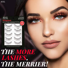 Ardell Wispies 113 soft, lightweight lashes for comfortable all-day wear.