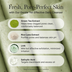 ARENCIA pump dispenser image highlights easy, mess-free cleansing