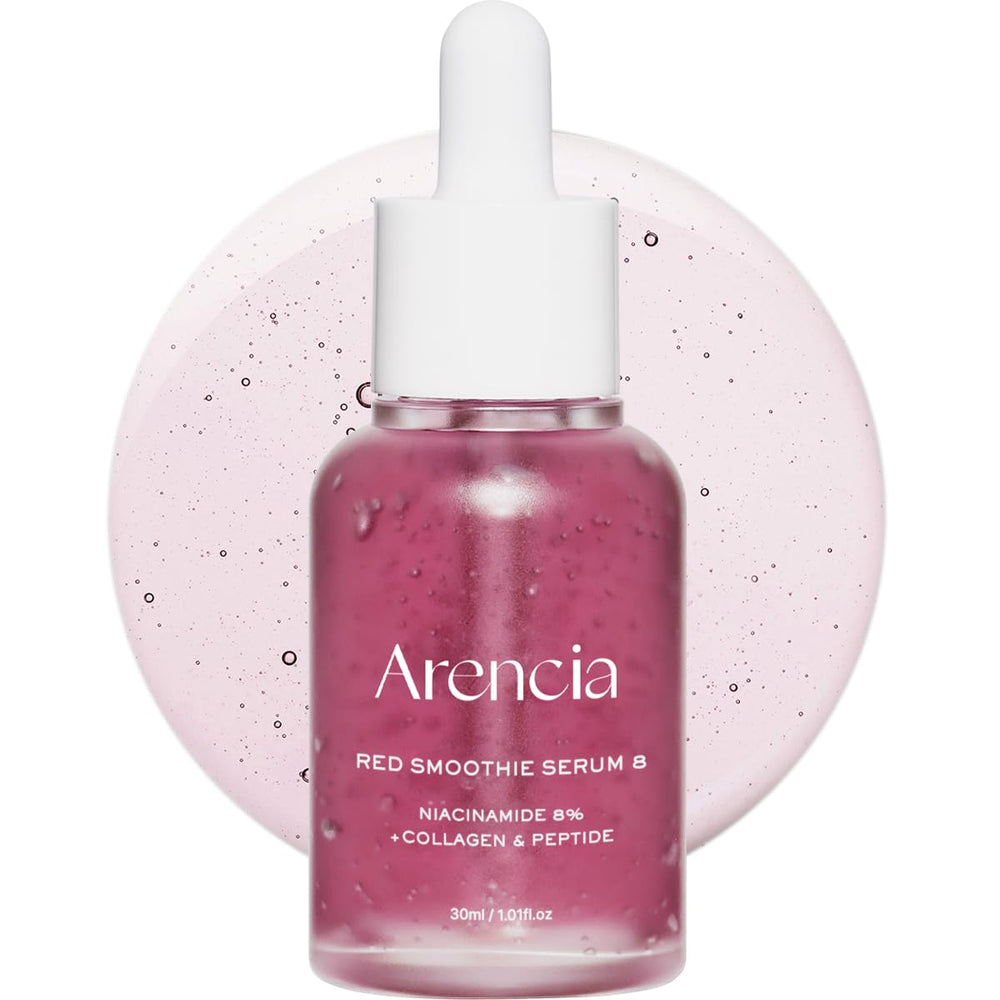 ARENCIA Red Collagen serum bottle for a radiant texture