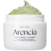 Arencia rice mochi cleanser bottle shows a gentle daily ritual for all skin types