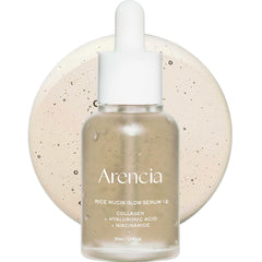 Arencia Rice Mucin Glow Serum bottle ready to glow