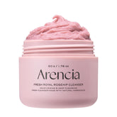 ARENCIA Rosehip Brightening Rice Mochi Cleanser bottle-front for gentle daily cleansing.
