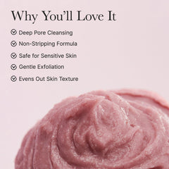 ARENCIA Rosehip Brightening Rice Mochi Cleanser rice-powder-swatch highlights natural texture and brightening potential.