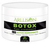 Arllison Botox Hair Treatment being applied to strands for targeted smoothing.