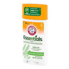 Arm & Hammer Essentials rosemary lavender deodorant application swatch on skin smooth glide