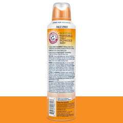 Arm and Hammer talc-free clear spray powder provides odor control for all-day freshness