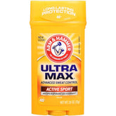 Arm & Hammer Ultramax Active Sport 4-pack box for on-the-go freshness during workouts.