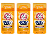 Arm & Hammer UltraMax Active Sport solid deodorant stick 3-pack for daily protection