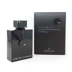 Armaf Club De Nuit Intense Man bottle showcasing citrus-woody notes for lasting appeal.