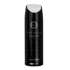 Armaf Club De Nuit Intense Man spray action closeup showing mist.