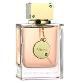 Armaf Club De Nuit for Women bottle front view, elegant fragrance on display.