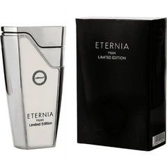 Armaf Eternia Man Limited Edition bottle, sophisticated fragrance for confident daily wear.