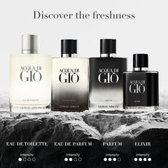 Armani Beauty Acqua di Giò Parfum full-size bottle offers fresh, woody scent for daily wear.