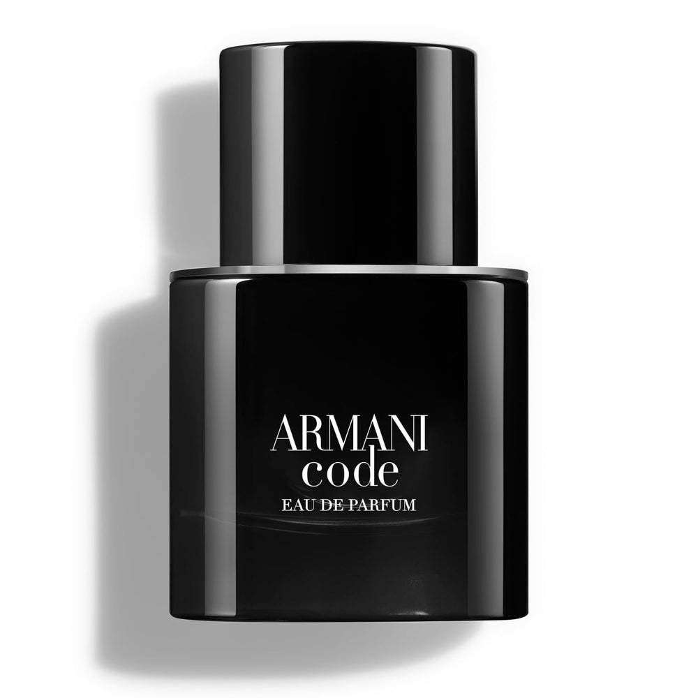 Armani Code Eau de Parfum bottle highlighting sleek silhouette for daily wear