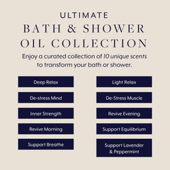 Aromatherapy Associates essential oil blends bottle pour for soothing rituals.
