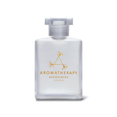 Shower scene with steam and Equilibrium bottle for a spa moment