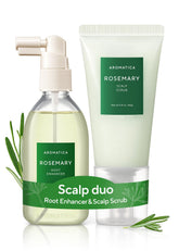 AROMATICA eau de romarin – spray capillaire rafraîchissant pour nourrir et protéger le cuir chevelu.