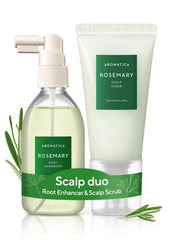 AROMATICA eau de romarin – spray capillaire rafraîchissant pour nourrir et protéger le cuir chevelu.