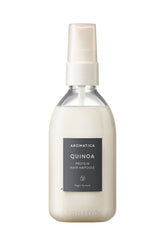 AROMATICA quinoa protein hair ampoule bottle for silky, non-greasy hydration.