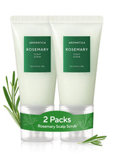 AROMATICA Rosemary Scalp Scrub gift set front view for at-home cleansing