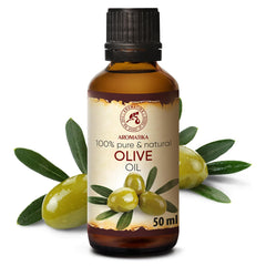 AROMATIKA olive oil bottle pour ideal for massage and beauty routines