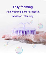 Aroveea wet-dry use scalp brush designed for shower or bath routines.