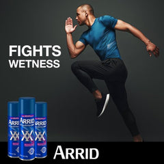 Arrid XX aerosol can close-up highlighting 6 oz size.