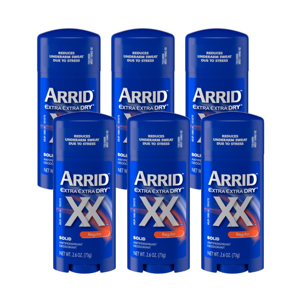 Arrid XX Extra Extra Dry stick close-up with strong odor-control.