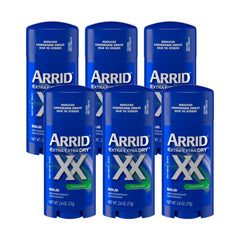 Arrid XX unscented six-pack front view offers reliable all-day protection.