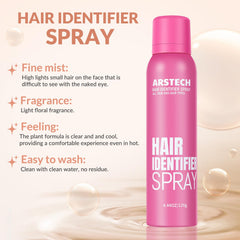 Arstech close-up of spray application on skin for even coverage.