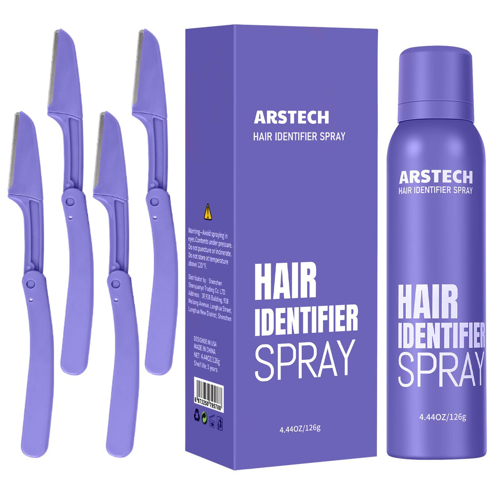 Arstech dermaplane razor for face highlighting fine facial hair for precise shave