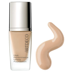 ARTDECO High Performance Lifting Foundation Reflecting Honey N11 bottle with natural glow and soft matte finish.