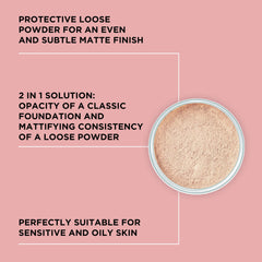 ARTDECO Mineral Powder Foundation Soft Ivory jar close-up highlighting mineral blend