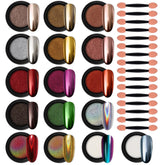 Artdone chrome nail powder kit with mirror finish for dazzling nails