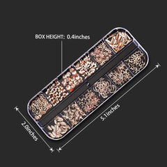 Artdone diamond rhinestones collection with multi-color crystals for nails