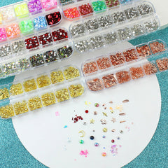 Artdone precision tools include tweezers and a dotting pen for precise placement.