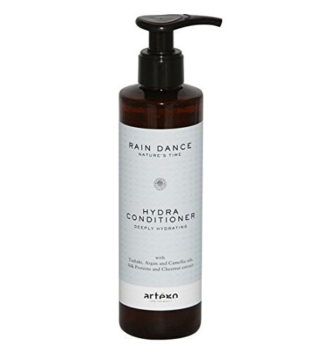 Artego Rain Dance Hydra Conditioner bottle pour for deep hydration and smoother hair