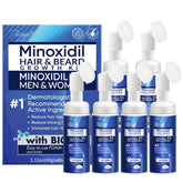 Artimore five percent minoxidil foam bottle ready for use on thinning areas