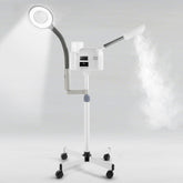 Artist Hand facial steamer pro with 5x LED lamp for precise skincare sessions