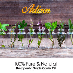 Artizen Jojoba Oil applied to hair to reduce frizz and boost softness.